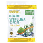 Superfoods, органический порошок спирулины, 240 г (8,5 унции) — California Gold Nutrition