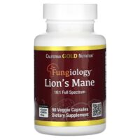 органический ежовик гребенчатый, 90 капсул Plantcaps — California Gold Nutrition
