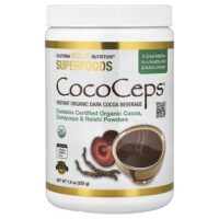 Superfoods, CocoCeps, органическое какао, кордицепс и рейши, 225 г (7,93 унции) — California Gold Nutrition