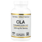 Clarinol, КЛК, конъюгированная линолевая кислота, 1000 мг, 90 мягких таблеток — California Gold Nutrition