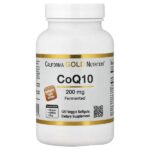 коэнзим Q10, 200 мг, 120 растительных капсул — California Gold Nutrition