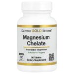 хелат магния с кальцием, 90 таблеток — California Gold Nutrition