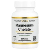 хелат магния с кальцием, 90 таблеток — California Gold Nutrition