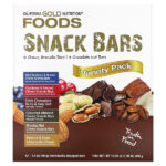 FOODS, батончики-снеки, ассорти вкусов, 12 батончиков по 40 г (1,4 унции) — California Gold Nutrition