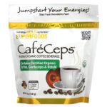 CafeCeps, сертифицированный органический растворимый кофе с порошком из органических грибов кордицепса и рейши полного спектра, 100 г (3,5 унции) — California Gold Nutrition