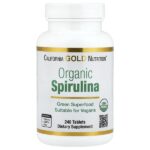 органическая спирулина, 240 таблеток (500 мг в 1 таблетке) — California Gold Nutrition