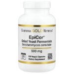 Epicor®, сухой дрожжевой ферментат, 500 мг, 120 растительных капсул — California Gold Nutrition