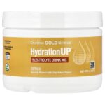 HydrationUP®, смесь для приготовления напитка с электролитами, с кальцием, калием, витаминами C и E, со вкусом цитрусовых, 227 г (8 унций) — California Gold Nutrition