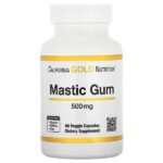 мастиковая смола, 500 мг, 60 растительных капсул — California Gold Nutrition