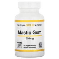 мастиковая смола, 500 мг, 60 растительных капсул — California Gold Nutrition