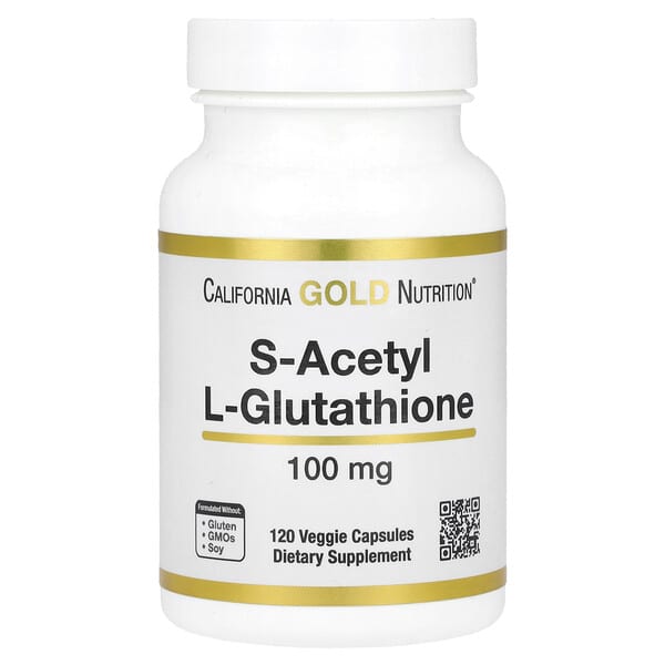 cgn01900_v_52.jpg S-ацетил-L-глутатион, 100 мг, 120 растительных капсул — California Gold Nutrition
