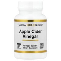 яблочный уксус, 60 растительных капсул — California Gold Nutrition