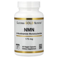NMN (никотинамид мононуклеотид), 175 мг, 60 растительных капсул — California Gold Nutrition