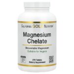 хелат магния с кальцием, 270 таблеток — California Gold Nutrition