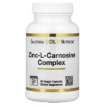 комплекс с цинк-L-карнозином, 90 вегетарианских капсул — California Gold Nutrition