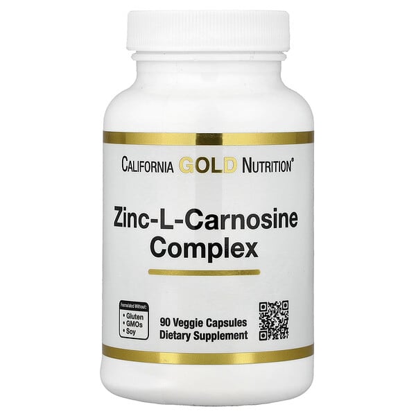 cgn02000_v_54.jpg комплекс с цинк-L-карнозином, 90 вегетарианских капсул — California Gold Nutrition