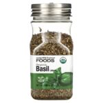 Foods, листья органического базилика, 23,2 г (0,82 унции) — California Gold Nutrition