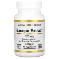 экстракт бакопы, 320 мг, 120 растительных капсул — California Gold Nutrition
