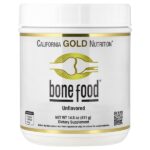 Bone Food с пептидами коллагена, гиалуроновой кислотой, витаминами и минералами, без ароматизаторов, 411 г (14,5 унции) — California Gold Nutrition