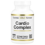 комплекс для здоровья сердца со смесью CardioAmino, смесью CardioPhyto и коэнзимом Q10, 180 растительных капсул — California Gold Nutrition