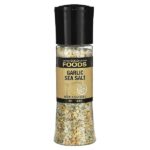 Foods, морская соль с чесноком в мельнице, 270 г (9,52 унции) — California Gold Nutrition