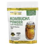 Superfoods, комбуча в порошке с ферментированным яблочным уксусом, растворимой клетчаткой тапиоки и пробиотиками, 160 г (5,64 унции) — California Gold Nutrition
