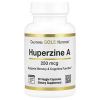 гуперзин А, 250 мкг, 90 растительных капсул — California Gold Nutrition