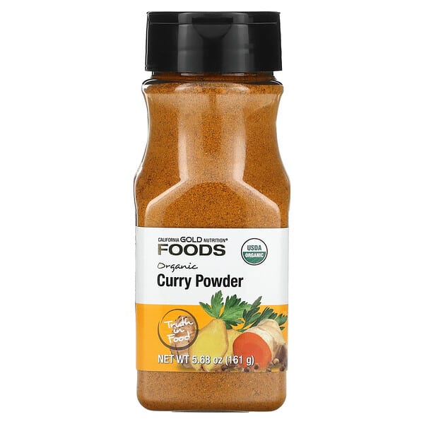 cgn02174_v_35.jpg Foods, органический порошок карри, 161 г (5,68 унции) — California Gold Nutrition