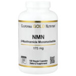 NMN, 175 мг, 180 растительных капсул — California Gold Nutrition
