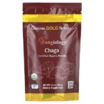 Fungiology®, порошок из сертифицированной органической чаги, 120 г (4,2 унции) — California Gold Nutrition