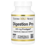 Digestion Pro с ProDigest®, растительная смесь экстрактов артишока и имбиря для поддержки пищеварения, 320 мг, 60 растительных капсул — California Gold Nutrition