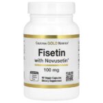 Fisetin with Novusetin, физетин, 100 мг, 90 растительных капсул — California Gold Nutrition