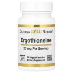 эрготионеин, 25 мг, 90 растительных капсул — California Gold Nutrition