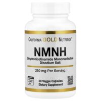 NMNH, 250 мг, 60 растительных капсул — California Gold Nutrition