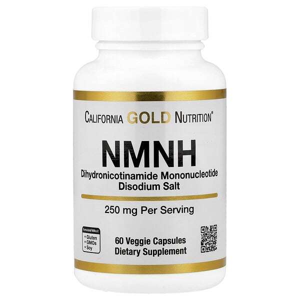 cgn02534_v_9.jpg NMNH, 250 мг, 60 растительных капсул — California Gold Nutrition
