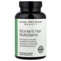 Beauty, женские мультивитамины для волос, 120 растительных капсул — California Gold Nutrition