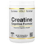 Creatine Cognitive Formula™, с L-лейцином, голубикой, кокосом и экстрактом винограда, 354 г — California Gold Nutrition