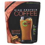 Холодный кофе с высоким содержанием протеина, корица, 420 г (14,8 унции) — Chike Nutrition