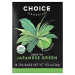 зеленый чай, японский зеленый, 16 чайных пакетиков, 26 г (0,92 унции) — Choice Organics