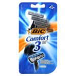 Comfort 3, одноразовые бритвенные станки, 4 шт. — BIC