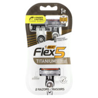 Flex 5, одноразовые бритвенные станки для мужчин, 2 шт. — BIC