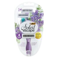 Soleil Escape, одноразовые бритвенные станки для женщин, лаванда и эвкалипт, 4 шт. — BIC