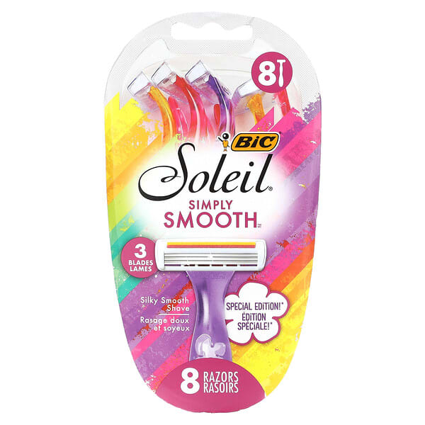 cib74814_v_5.jpg Soleil Simply Smooth, одноразовые бритвенные станки, 8 шт. — BIC