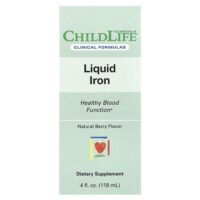 ChildLife Clinicals, жидкое железо, с натуральным ягодным вкусом, 118 мл (4 жидк. унции)
