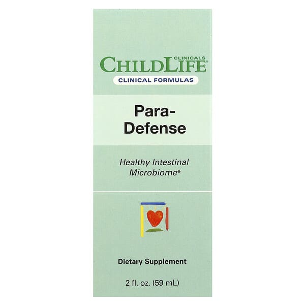 clc30712_v_88.jpg ChildLife Clinicals, Para-Defense, для здоровья микробиома кишечника, 59 мл (2 жидк. унции)