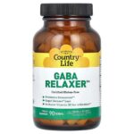 GABA Relaxer, ГАМК, 90 таблеток — Country Life