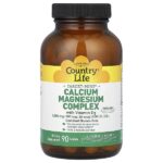 Target-Mins, комплекс с кальцием, магнием и витамином D3, 90 таблеток — Country Life