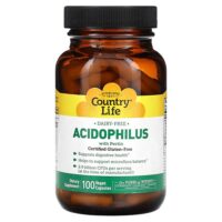 Acidophilus с пектином, 100 веганских капсул — Country Life
