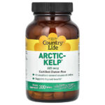 Arctic-Kelp, арктические бурые водоросли, 225 мкг, 300 таблеток — Country Life