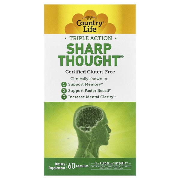 clf04948_v_60.jpg Sharp Thought®, тройного действия, 60 капсул — Country Life